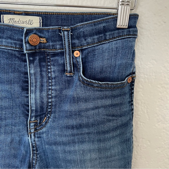 Madewell Blue Denim 10” High-Rise Skinny Jeans, Size 26 - Picture 2 of 7